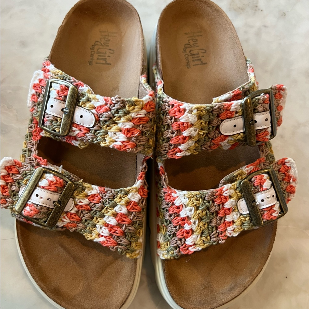 Hey Girl Corky’s platform sandals- Women’s size 10
